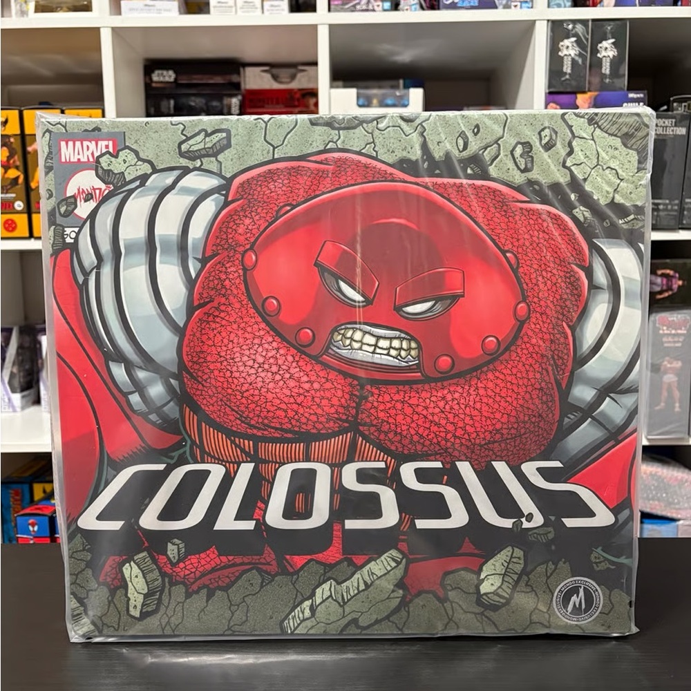 Marvel Colossus Art with Red and Gray